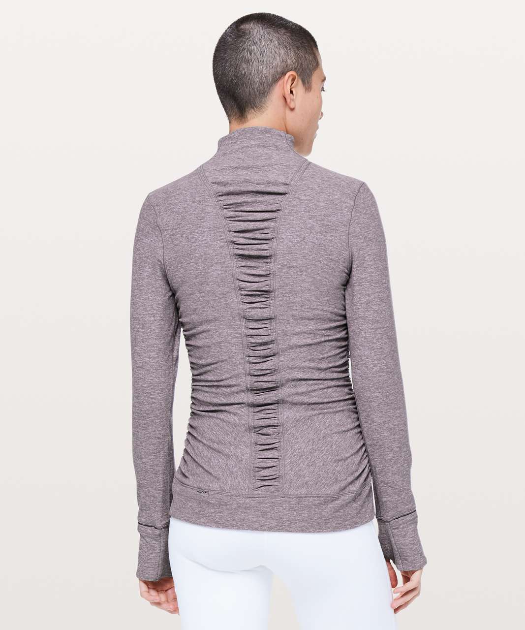 Lululemon Cypress Kiss 1/2 Zip - Heathered Lunar Rock