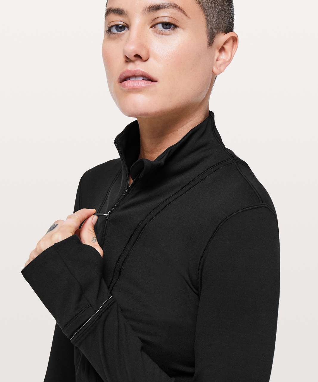 Lululemon Cypress Kiss 1/2 Zip - Black