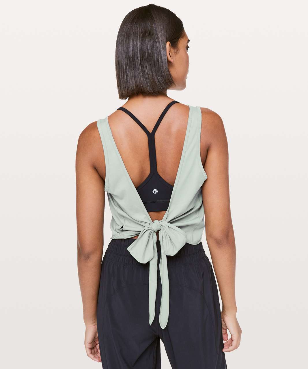 A Tie Tank - Jade Grey - lulu fanatics