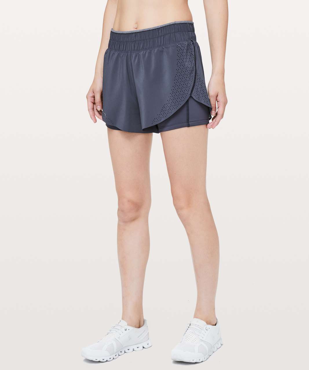 Lululemon Laser Speed Train Short *4.5" - Cadet Blue