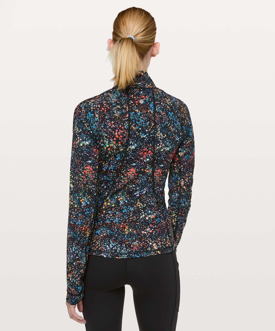 Lululemon Front Of The Pack 1/2 Zip *Nulux - Flowerescent Multi