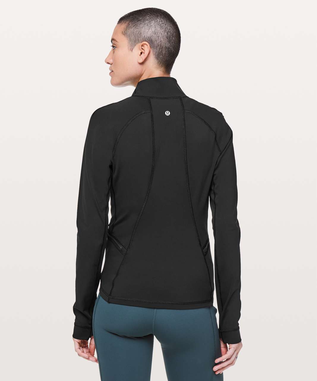 Lululemon Front Of The Pack 1/2 Zip *Nulux - Black