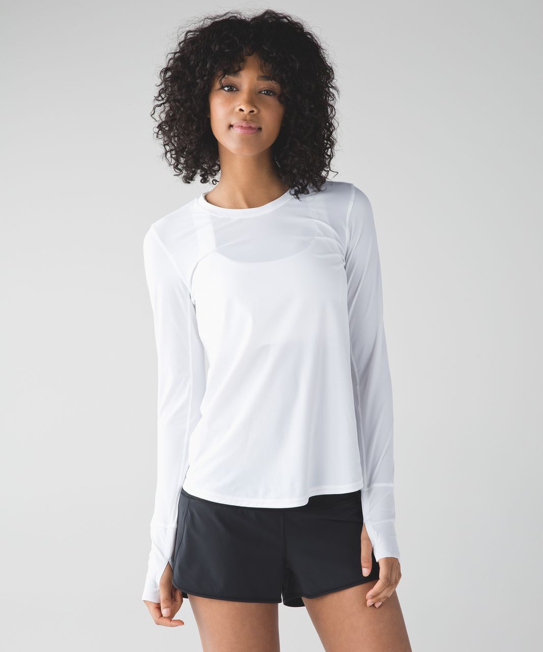 Lululemon Sunaway Runaway Long Sleeve - White