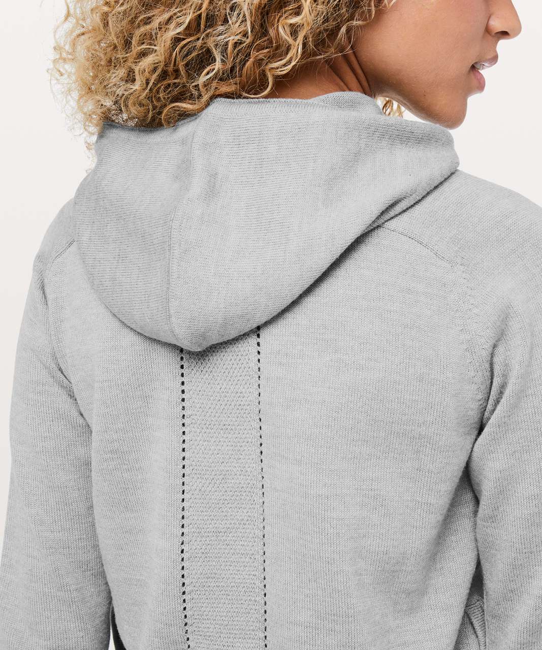 Lululemon Rise & Move Hoodie - Heathered Silver Drop