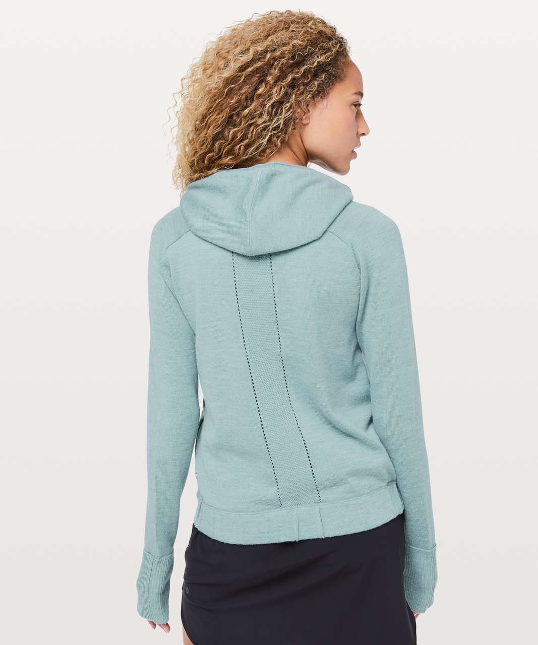 Lululemon Rise & Move Hoodie - Heathered Cloud Blue