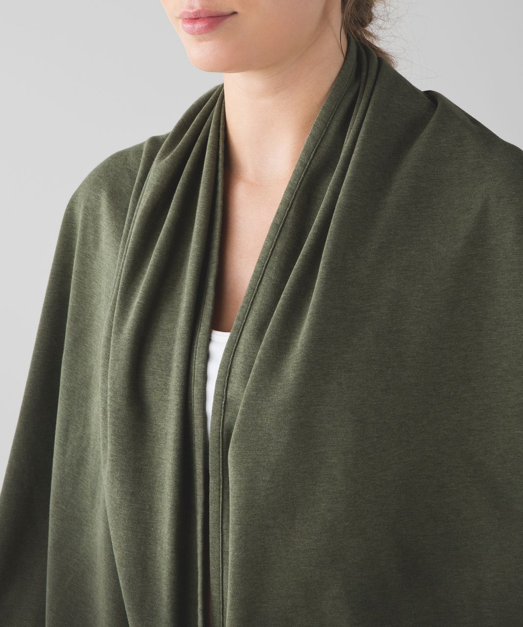 Lululemon Mindful Wrap - Heathered Fatigue Green / Fatigue Green