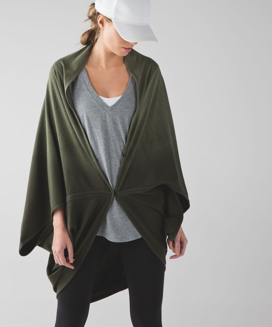 Lululemon Mindful Wrap - Heathered Fatigue Green / Fatigue Green