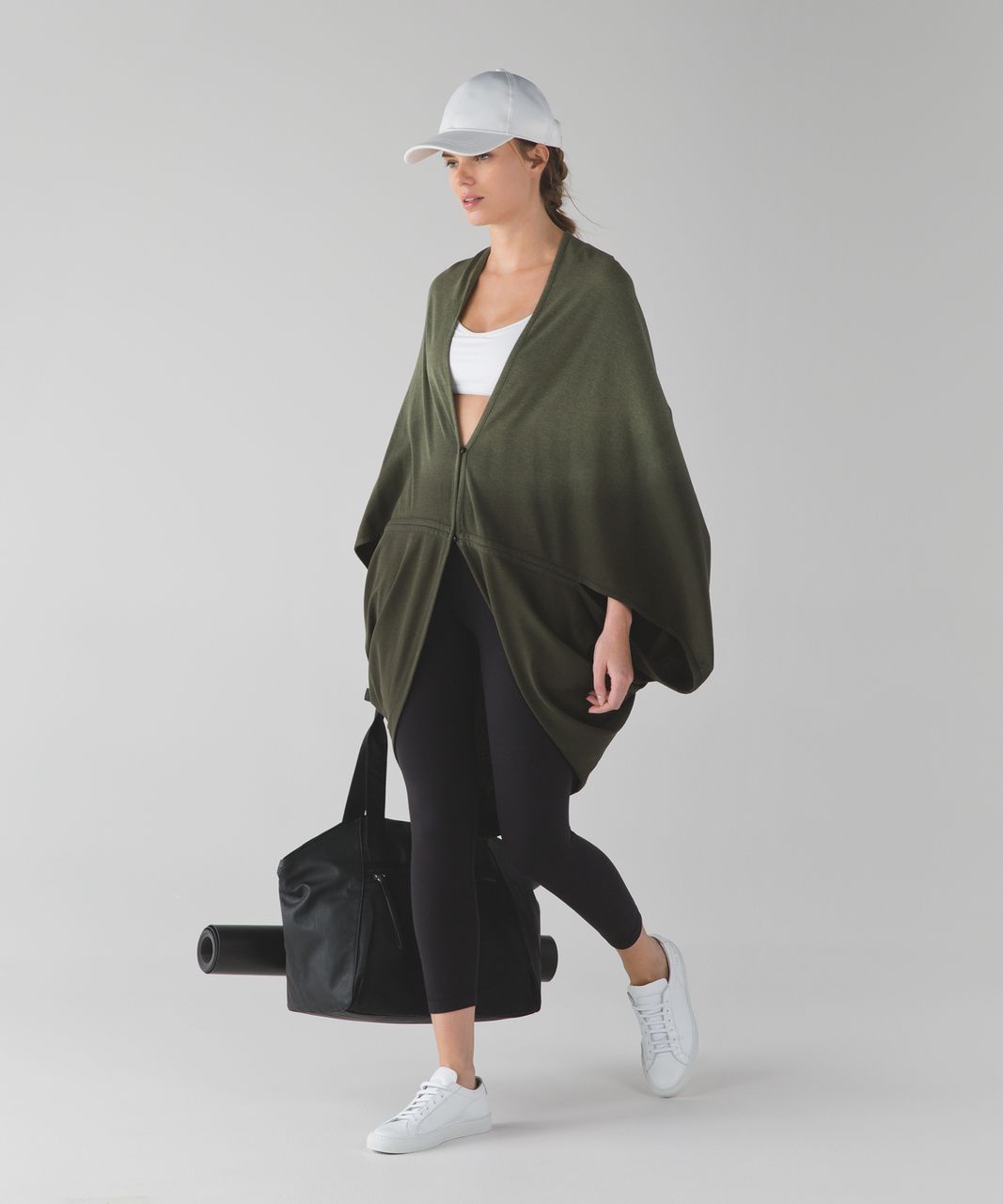 Lululemon Mindful Wrap - Heathered Fatigue Green / Fatigue Green