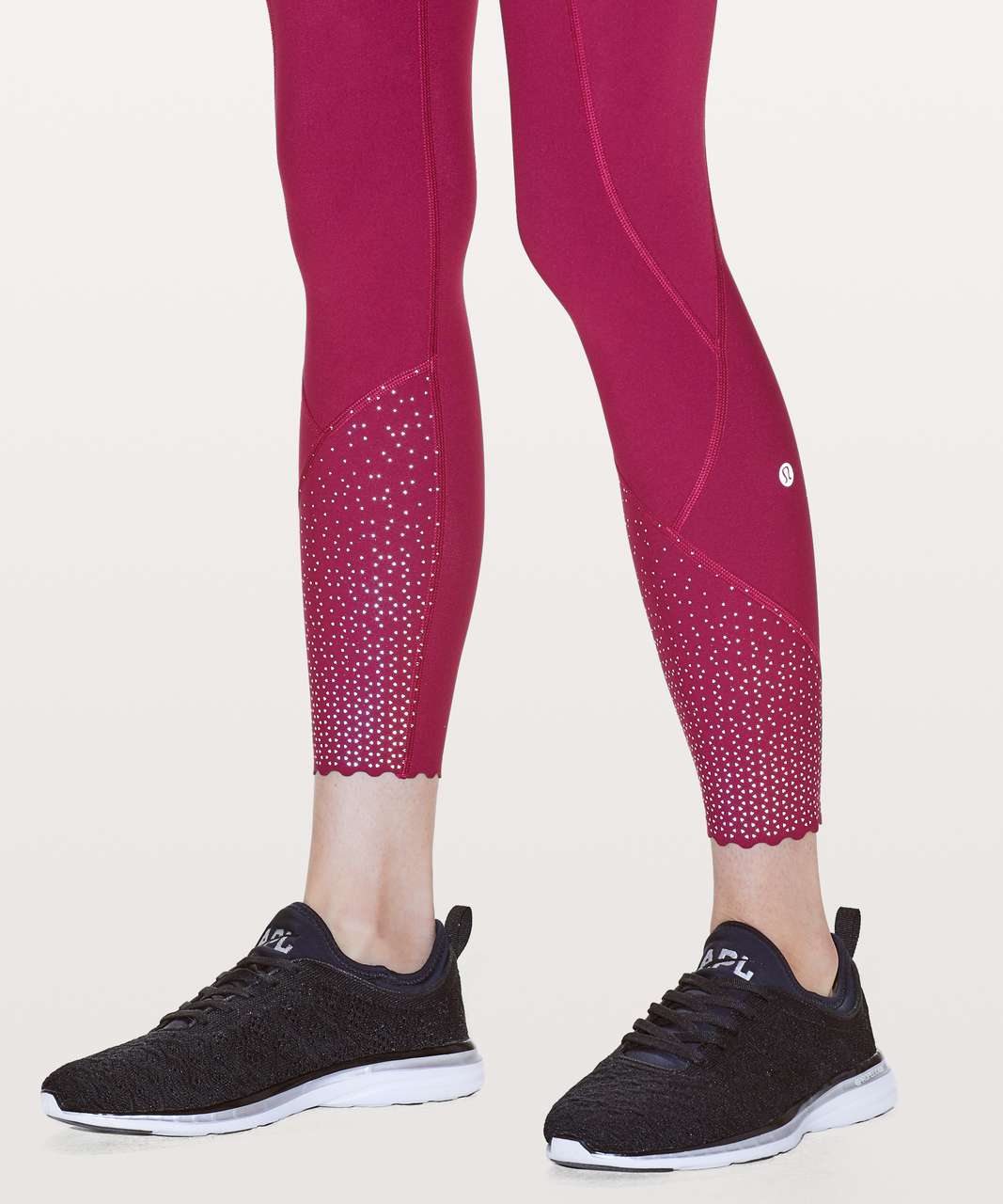 Lululemon Tight Stuff Tight II 25 Full On Luxtreme Ruby Red Yoga