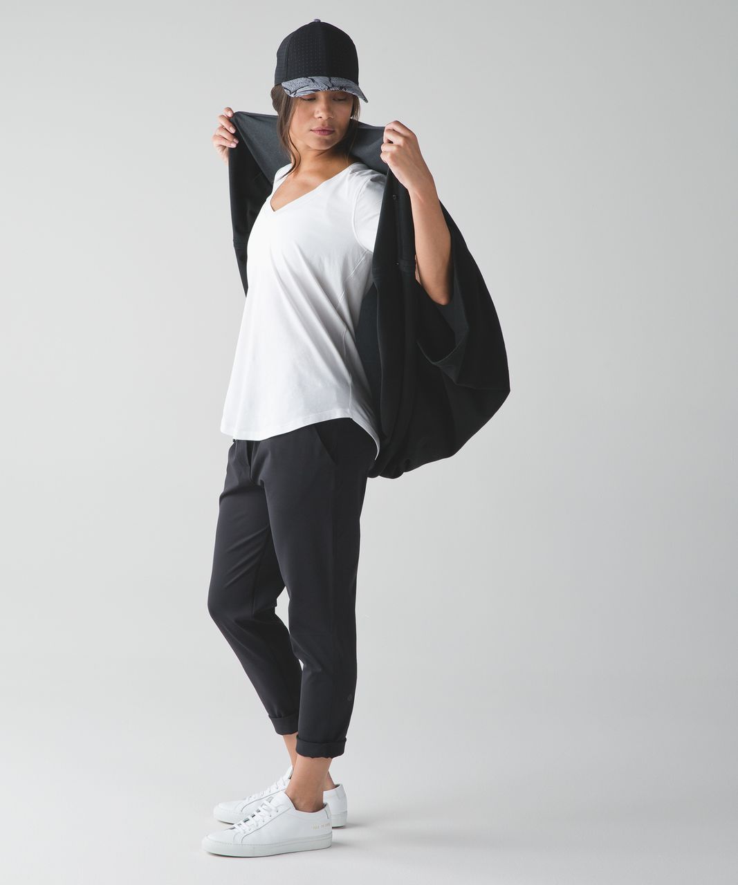 Lululemon Mindful Wrap - Heathered Black / Black