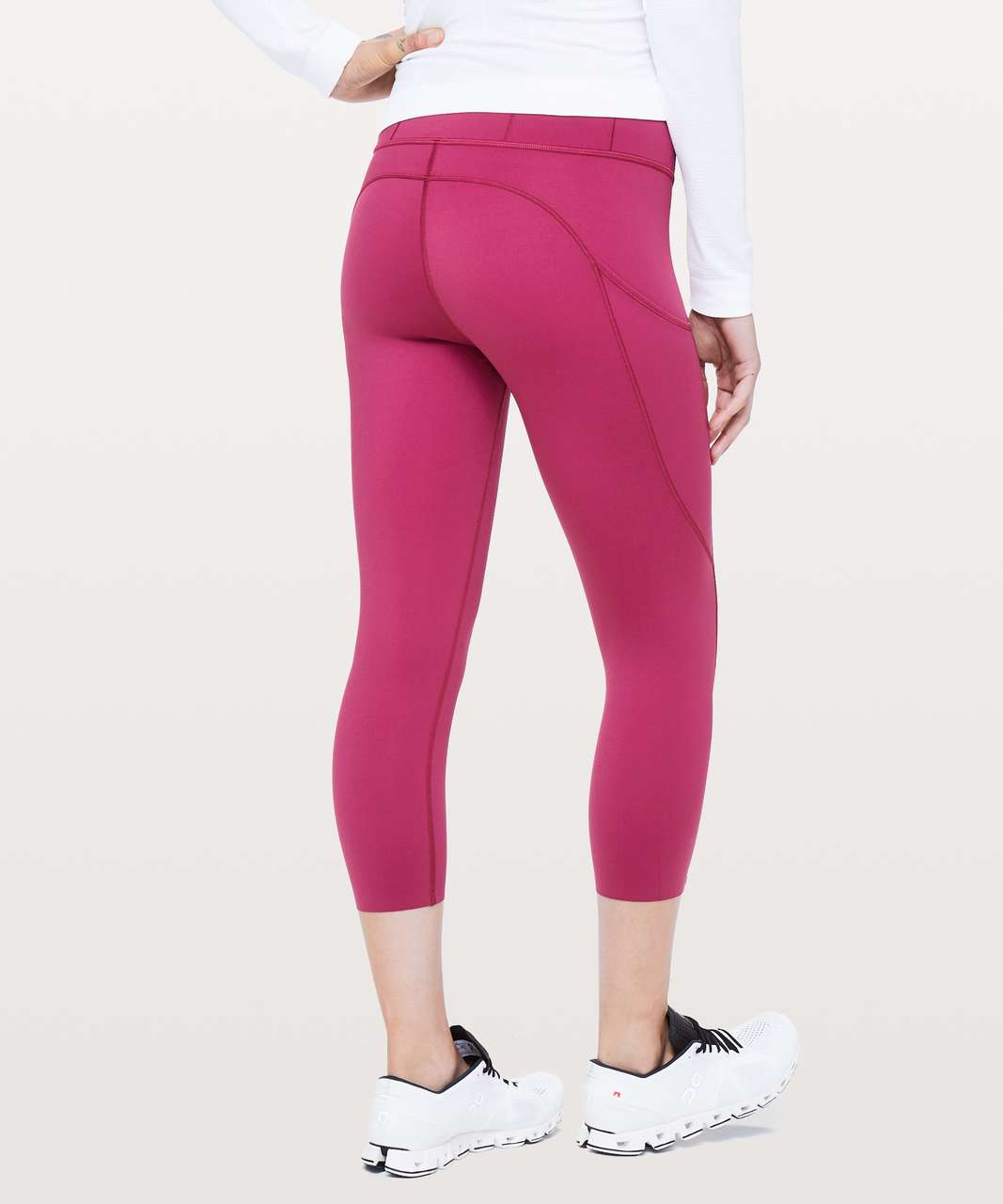 Lululemon Fast & Free Crop II *Nulux 19" - Star Ruby