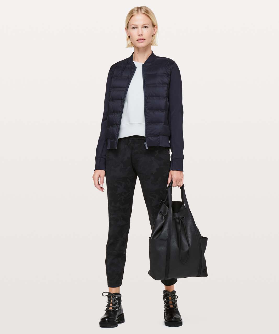 Lululemon Down & Around Bomber *Reversible - Midnight Navy