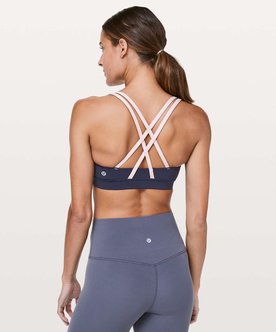 Energy bra high support in true navy (34DD) and speed up MR 4” (6) :  r/lululemon