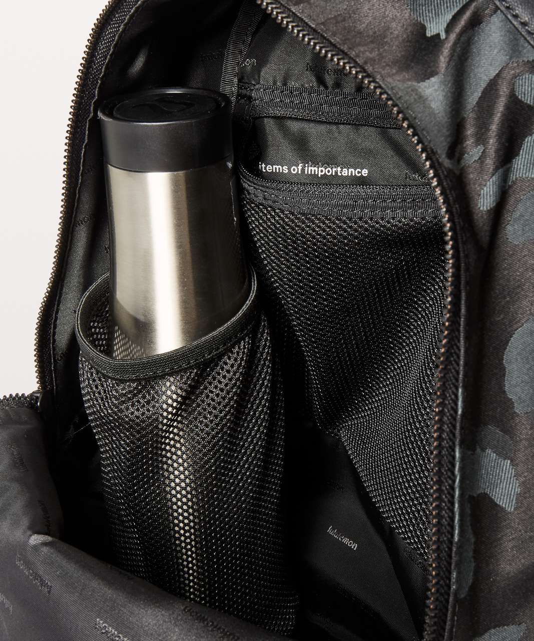 Lululemon City Adventurer Backpack Mini II *10L - Jacquard Camo Cotton Obsidian / Black