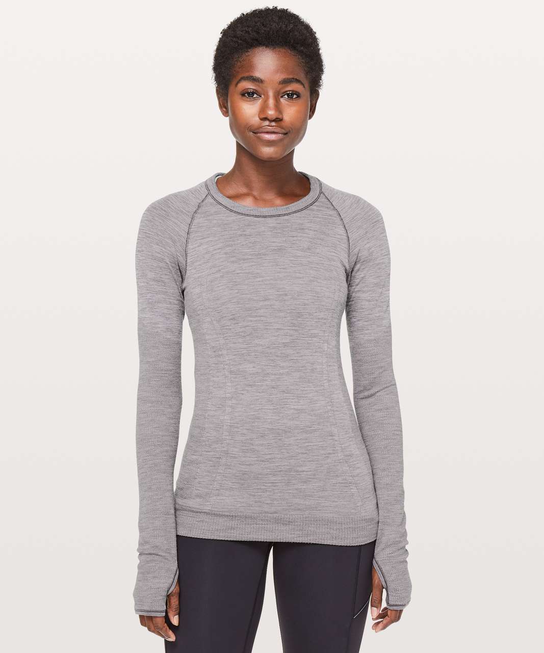 Lululemon Swiftly Wool Pullover - Moonphase / White