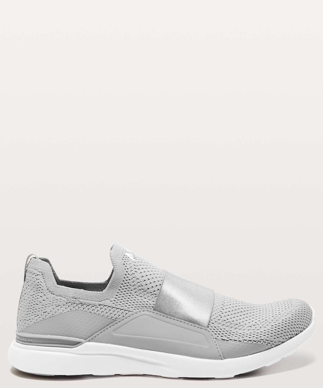 Lululemon Womens TechLoom Bliss Shoe - Cement / White - lulu fanatics