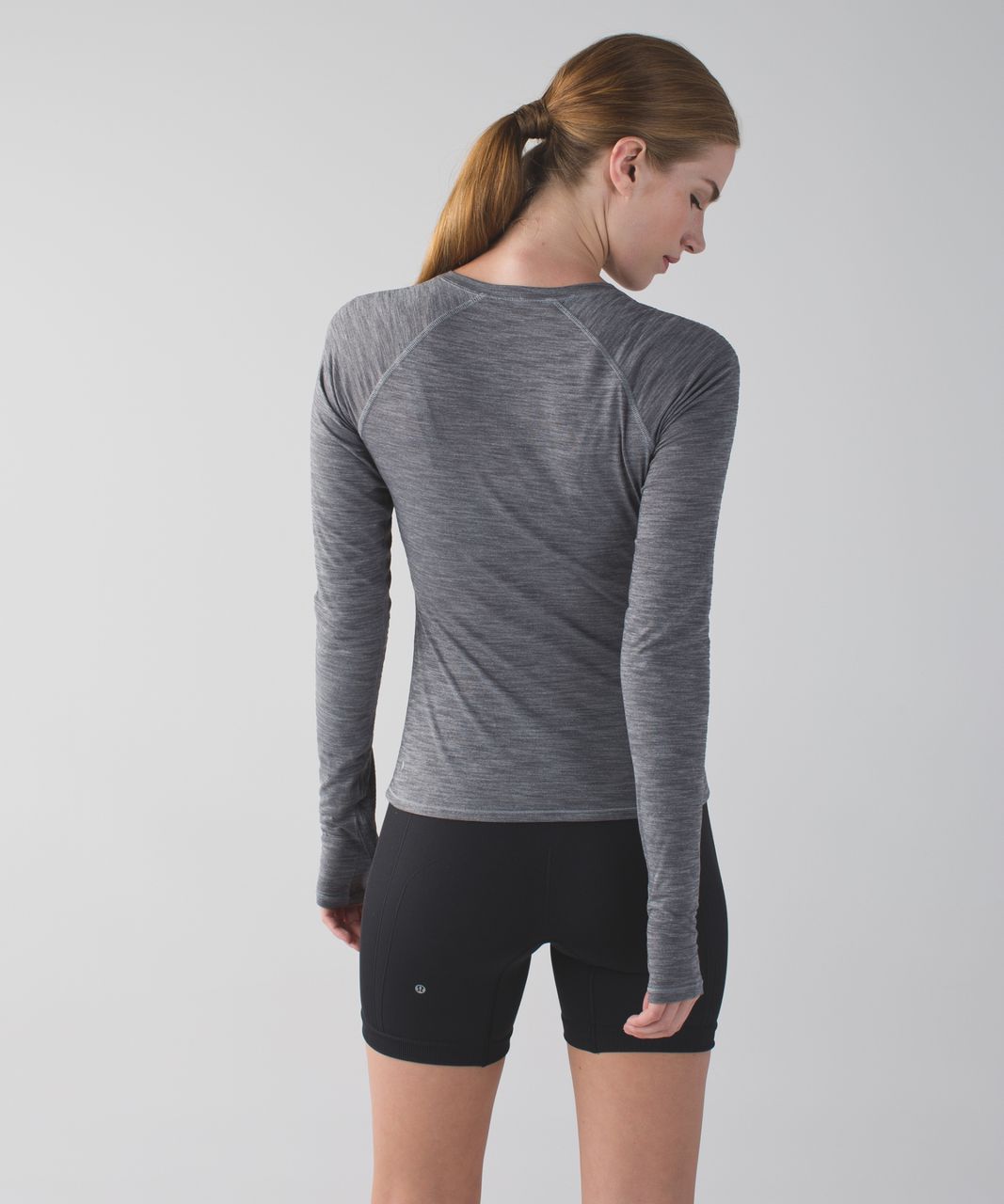 Lululemon Interval Long Sleeve - Heathered Slate