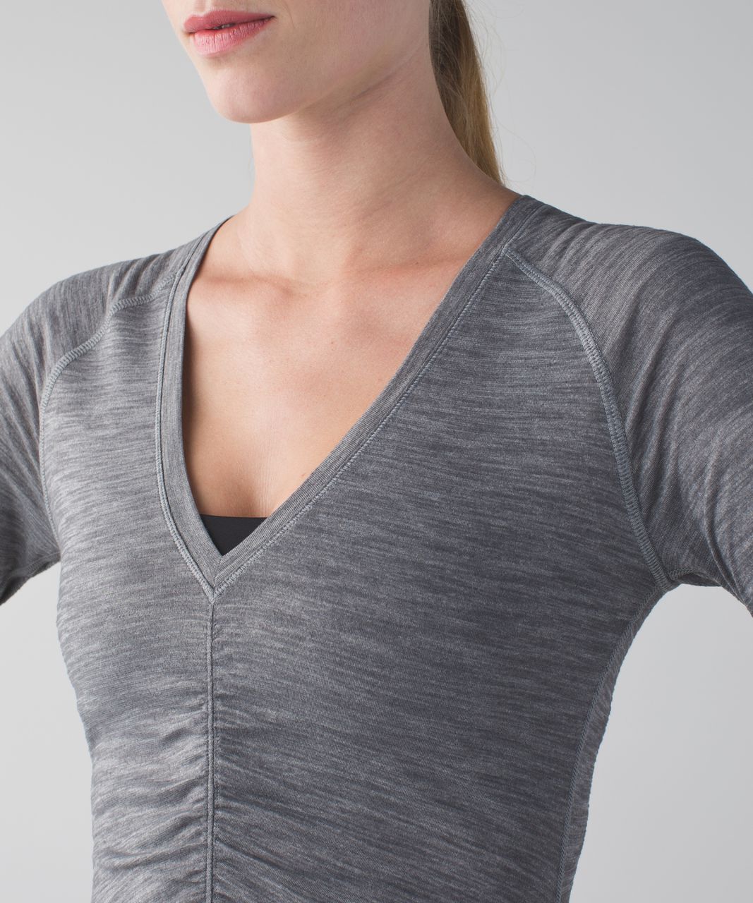 Lululemon Interval Long Sleeve - Heathered Slate