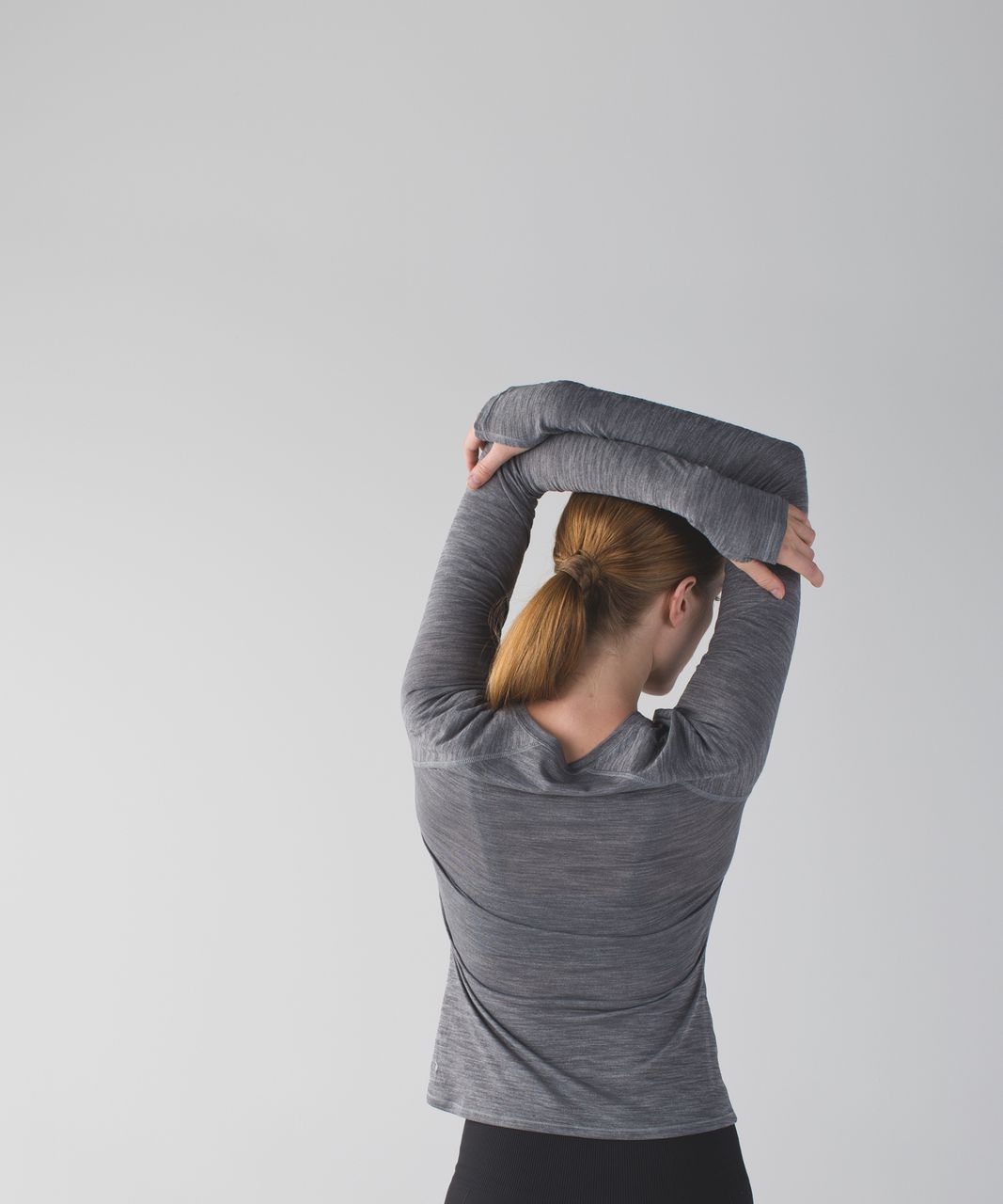 Lululemon Interval Long Sleeve - Heathered Slate