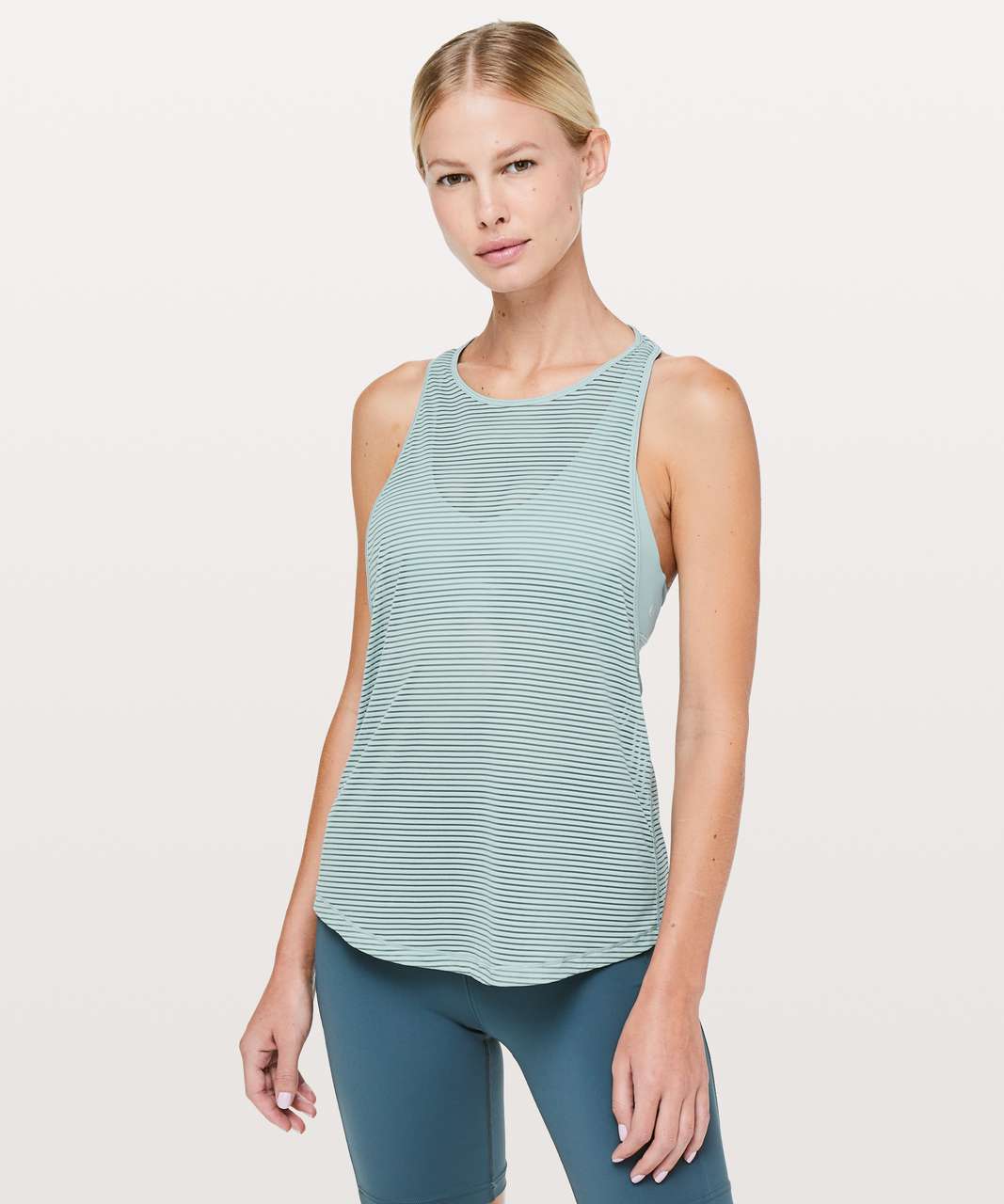 Lululemon Fully Flexed 2-In-1 Tank - Cloud Blue