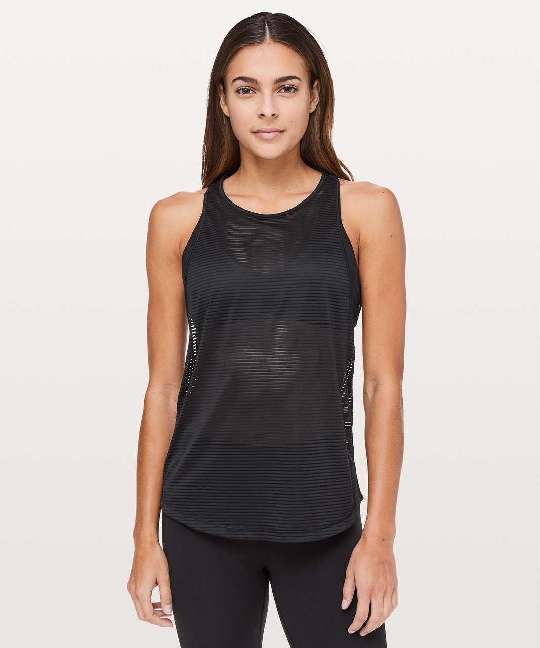 Lululemon Fully Flexed 2-In-1 Tank - Black - lulu fanatics