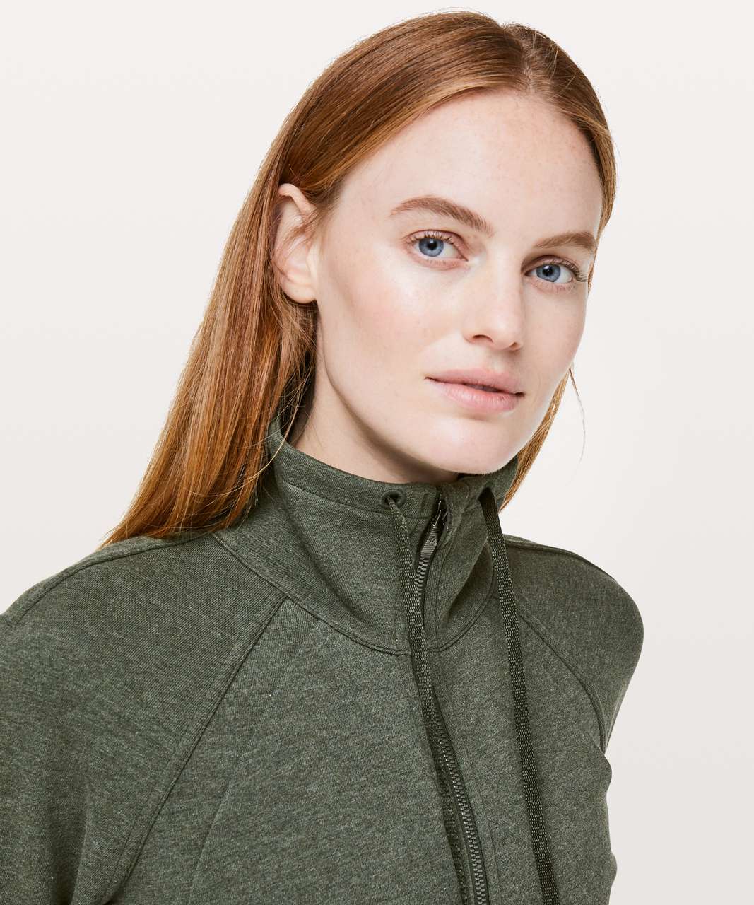 Lululemon Huddle & Hustle Jacket - Heathered Camo Green