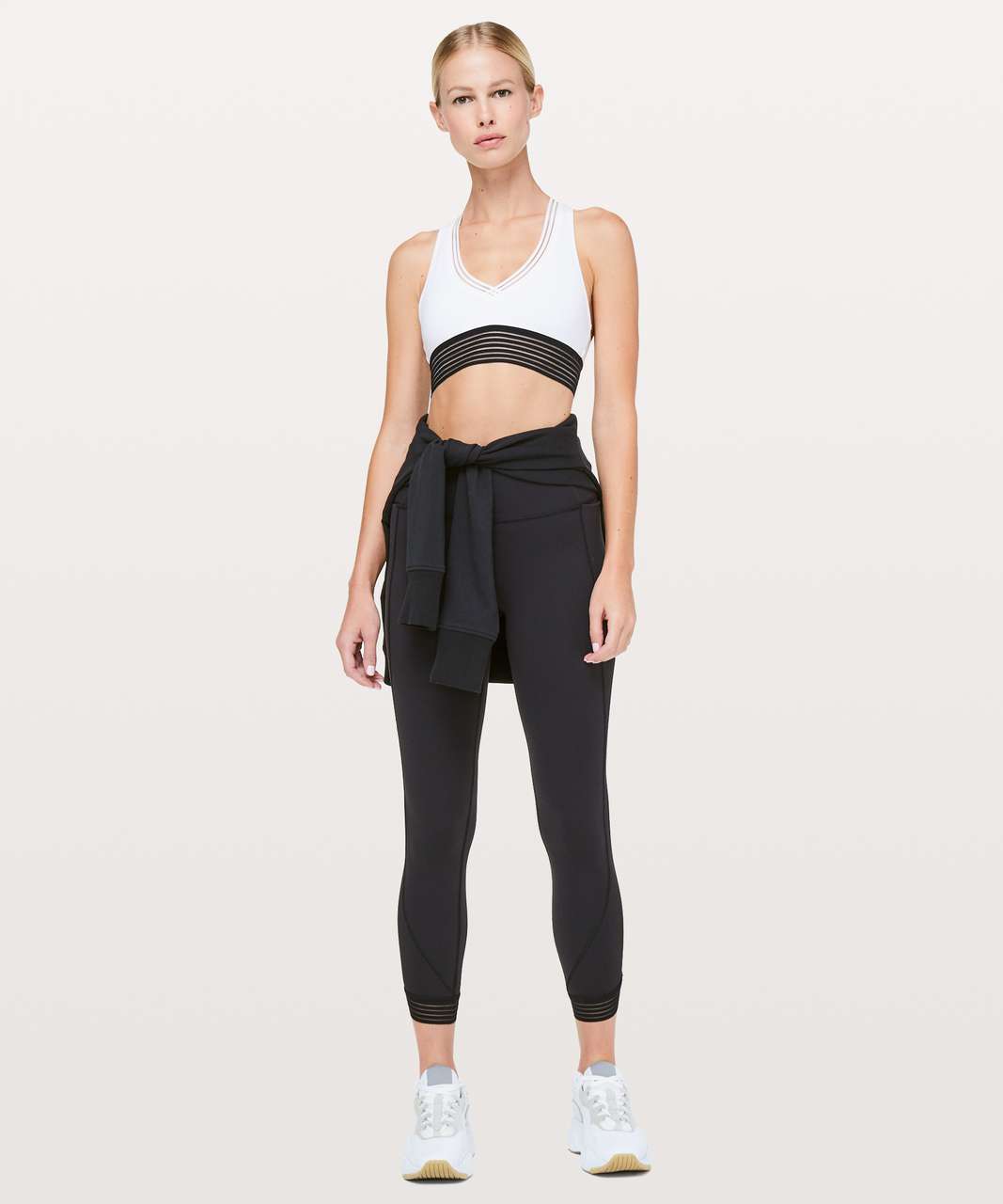 Lululemon Find Focus Bra - White / Black