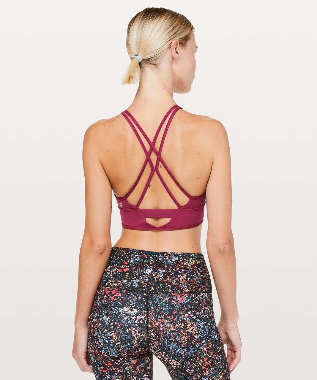 Lululemon Wake & Train Long Line Bra - Star Ruby