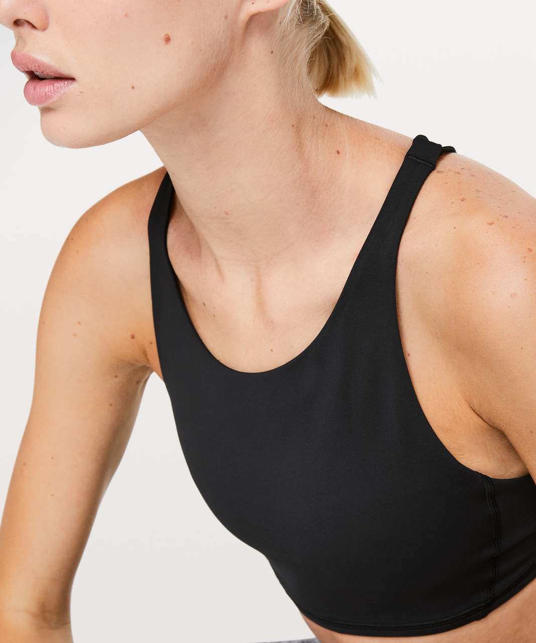 I've been waiting so long for Lulu to do a LONGLINE version of the HIGH NECK  Free to be Wild bra! It's everything I dreamed of! (Black, 6). Paired with  Black 8