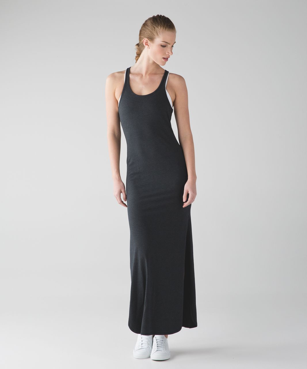 Lululemon Refresh Maxi Dress II - Heathered Black (First Release)