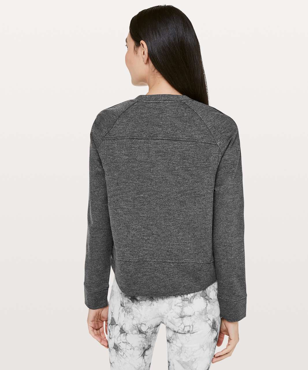 Lululemon On-Track Crew - Heathered Black