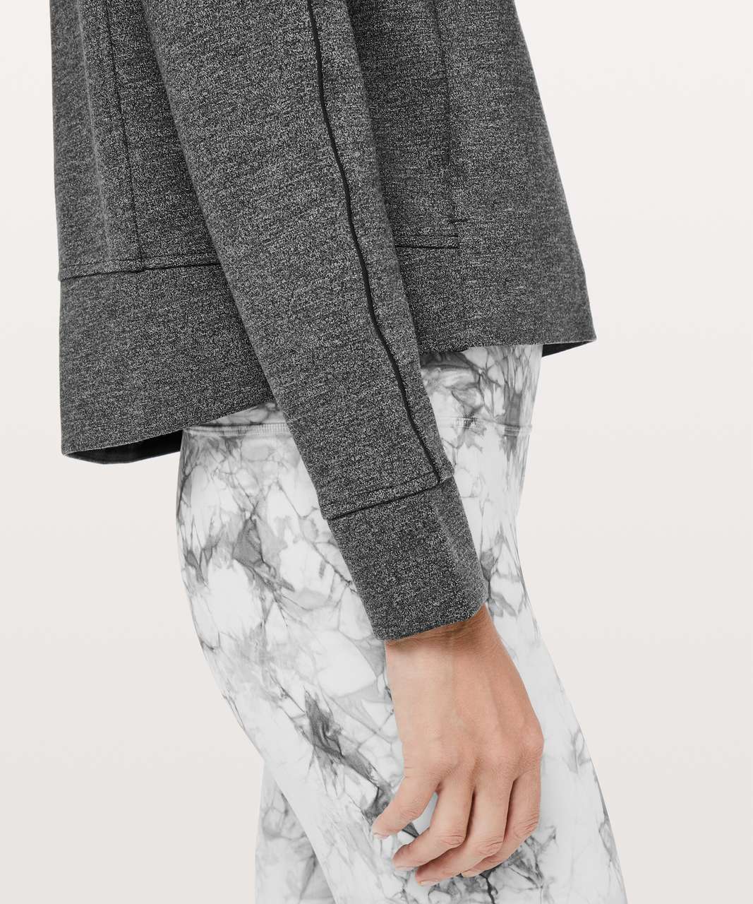 Lululemon On-Track Crew - Heathered Black