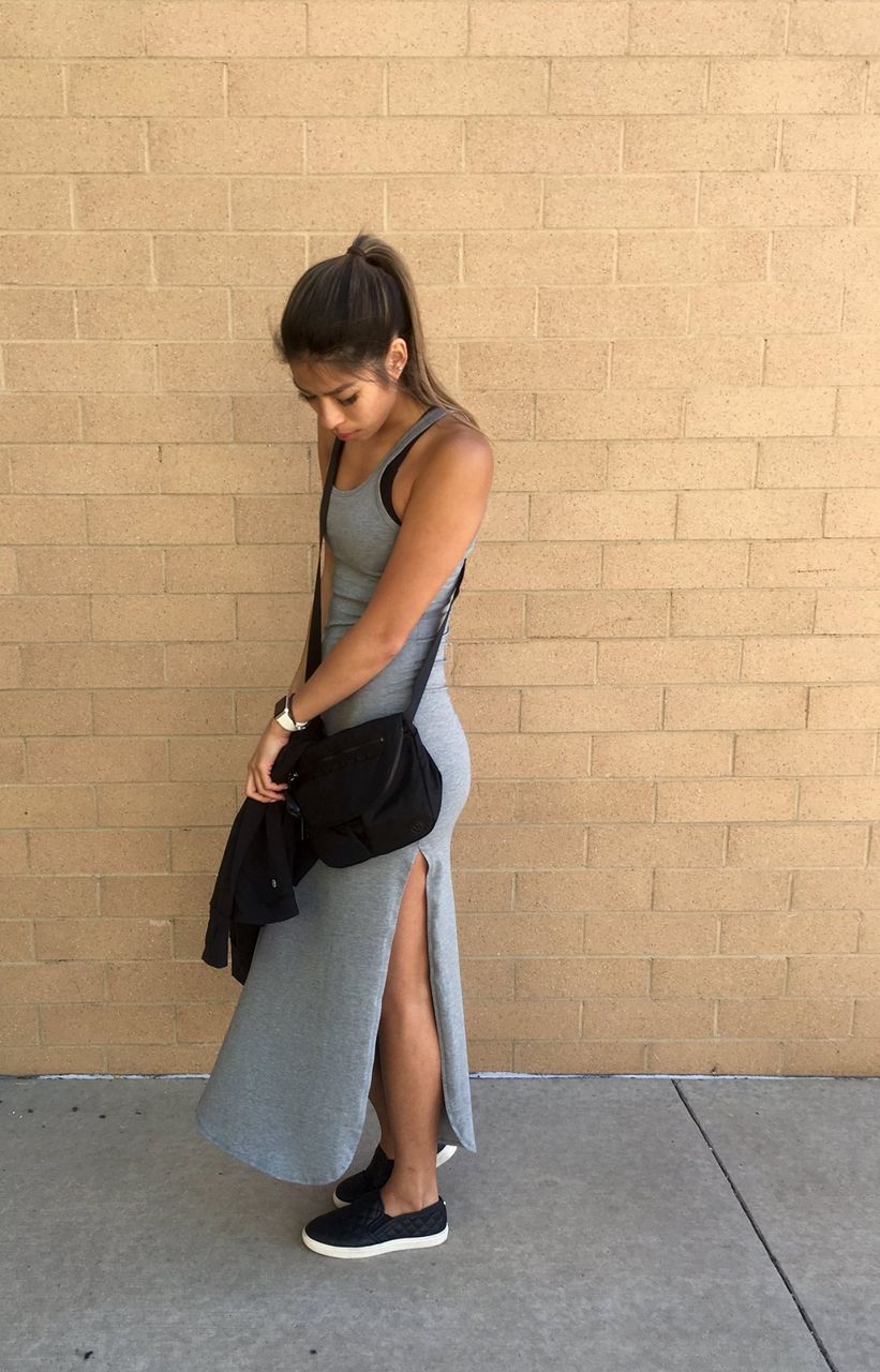 Lululemon Refresh Maxi Dress II - Heathered Medium Grey (First Release)