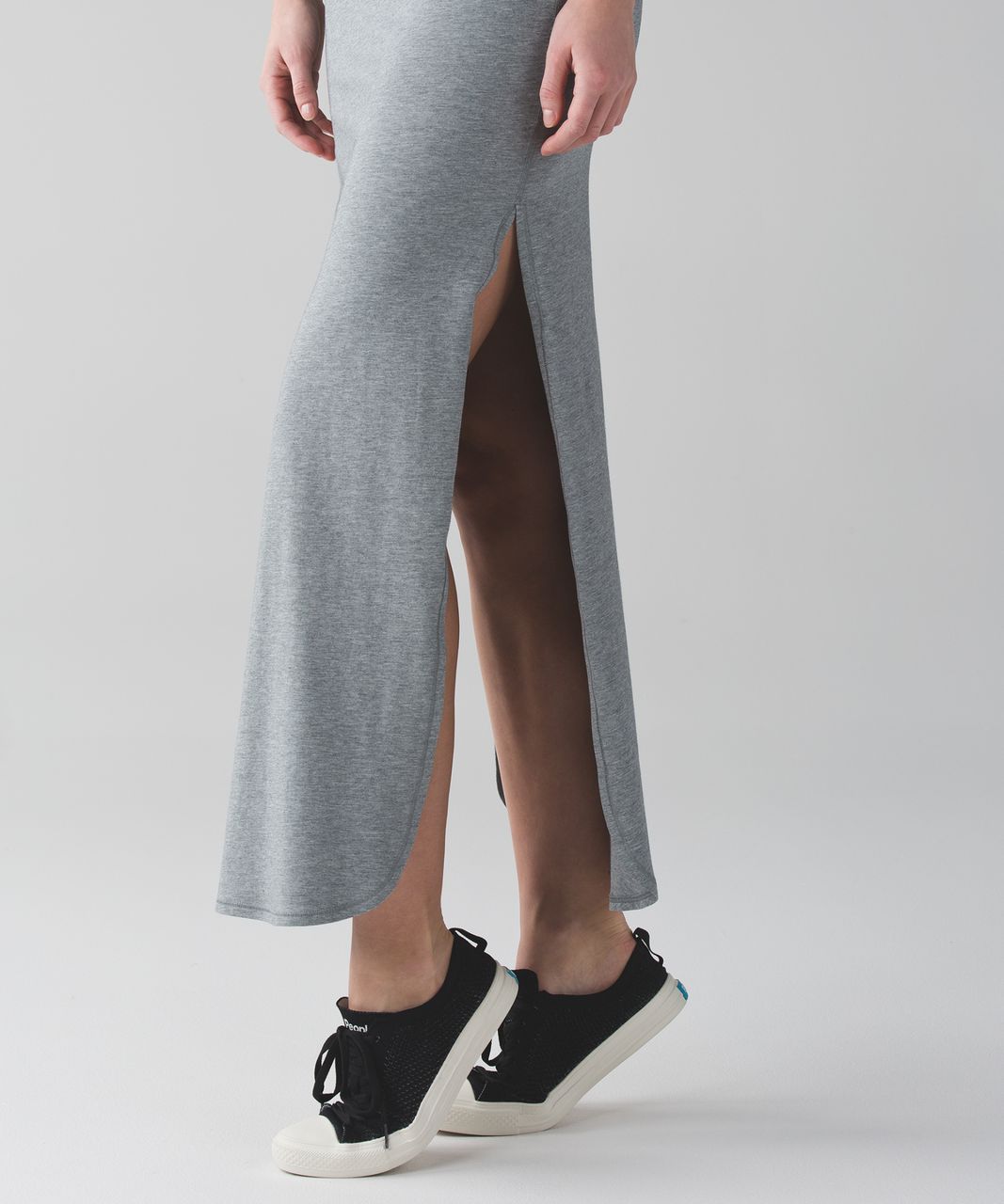 NWT Lululemon Refresh Maxi II Dress Heathered Medium Grey Size 8