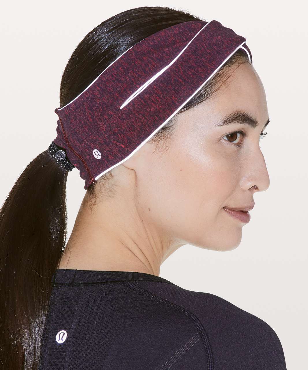 Lululemon Cross Chill Run Earwarmer - Heathered Star Ruby