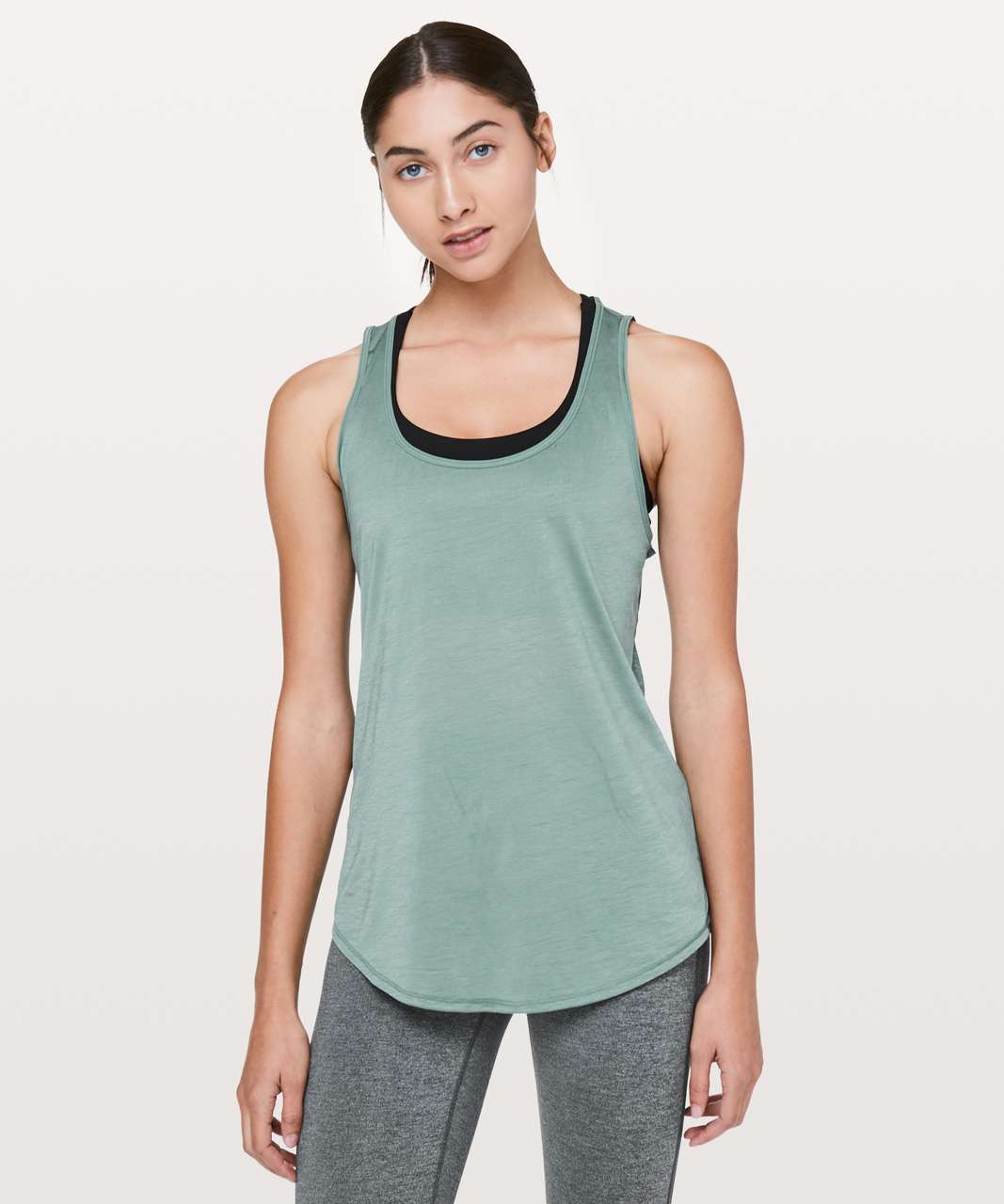 Lululemon Set The Course Tank - Frosted Pine - lulu fanatics