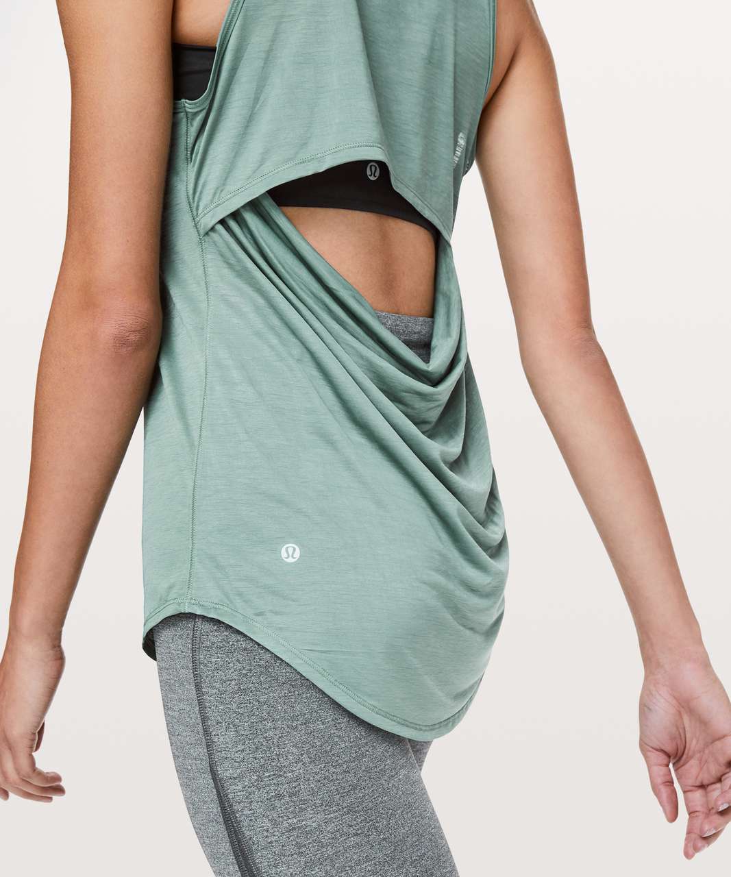 Lululemon Set The Course Tank - Frosted Pine