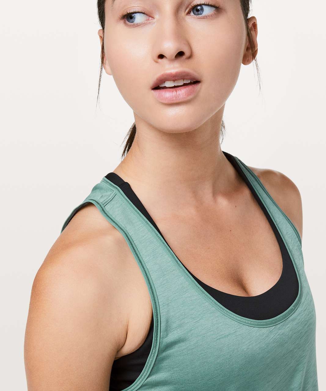 Lululemon Set The Course Tank - Frosted Pine