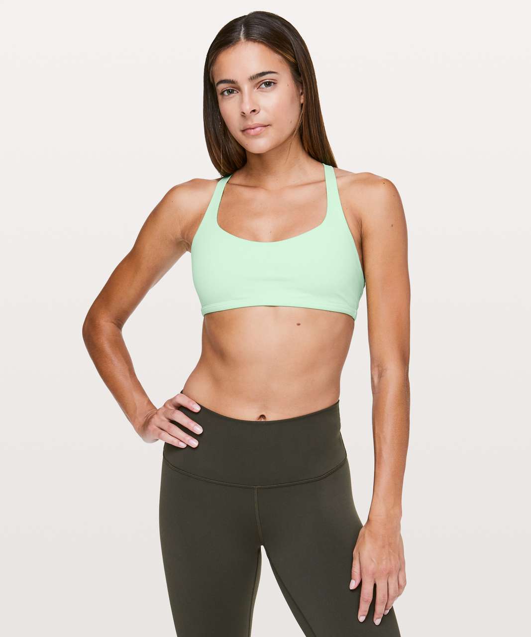 Lululemon Free To Be Bra (Wild) - Citra Lime