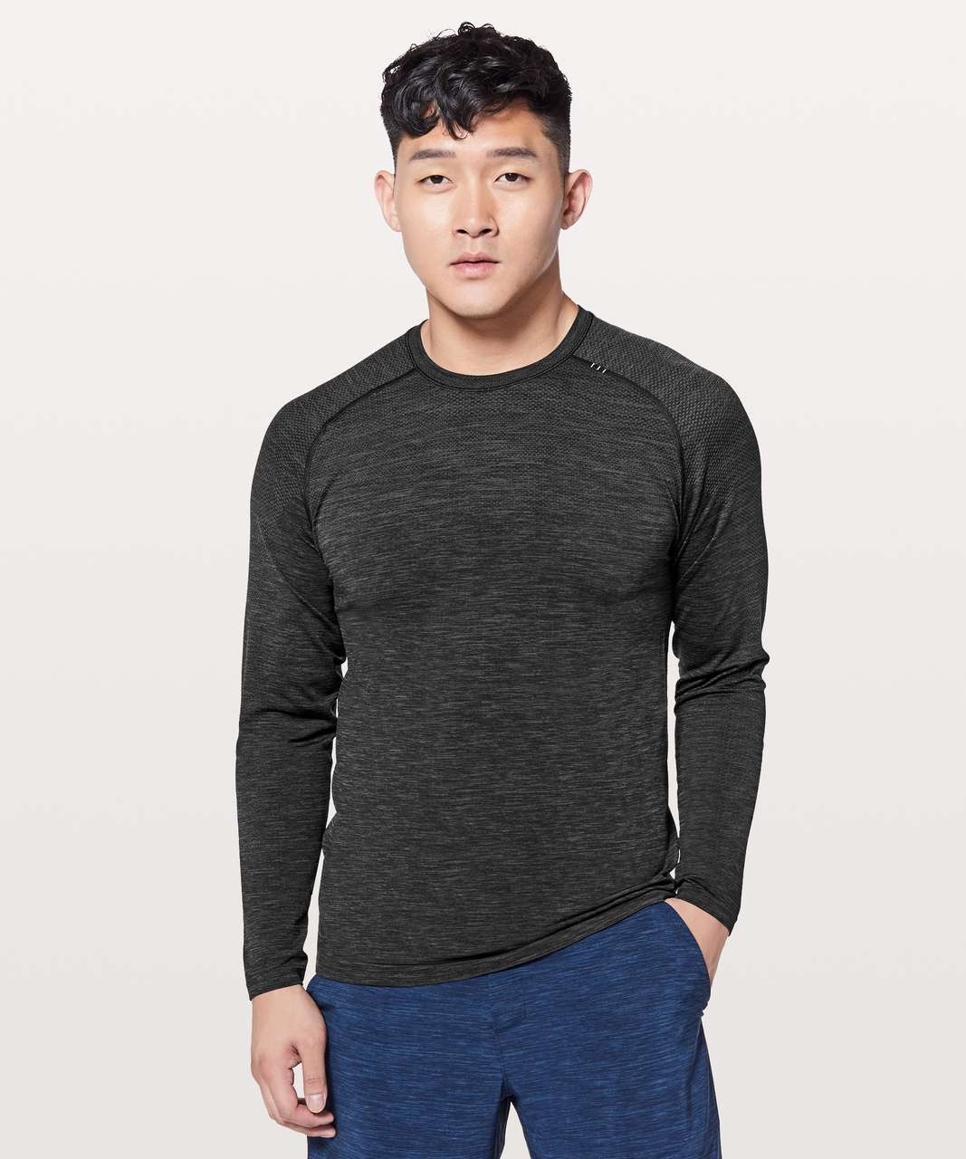 Lululemon Metal Vent Tech Long Sleeve - Deep Coal / Black