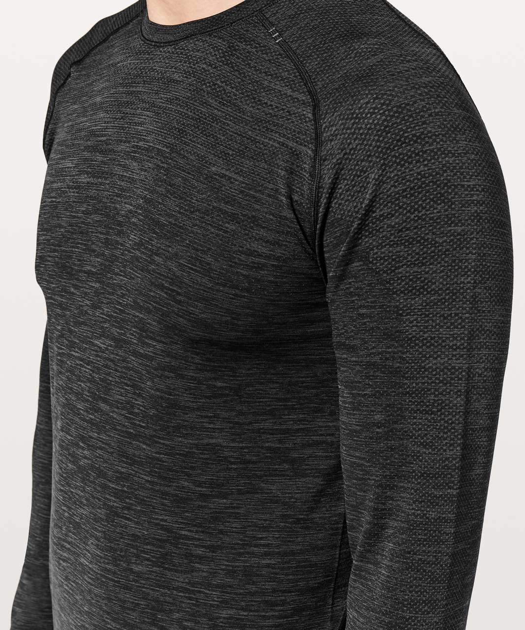 Lululemon Metal Vent Tech Long Sleeve - Deep Coal / Black