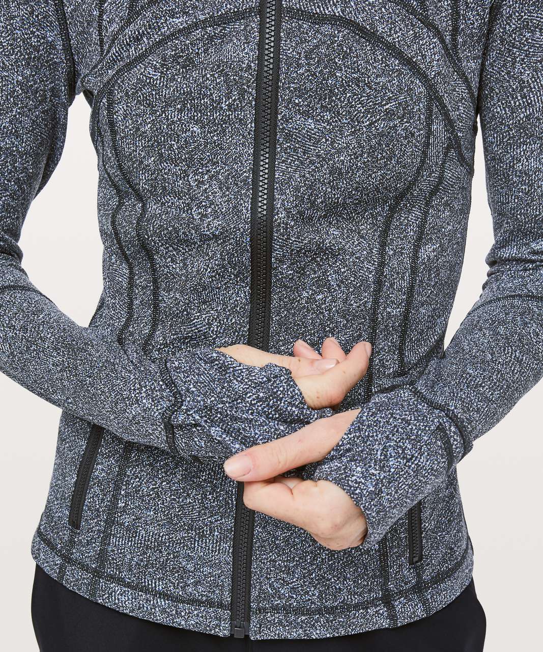 Lululemon Define Jacket - Fusion Jacquard Black Violet Viola Lululemon Define Jacket - Fusion Jacquard Black Violet Viola