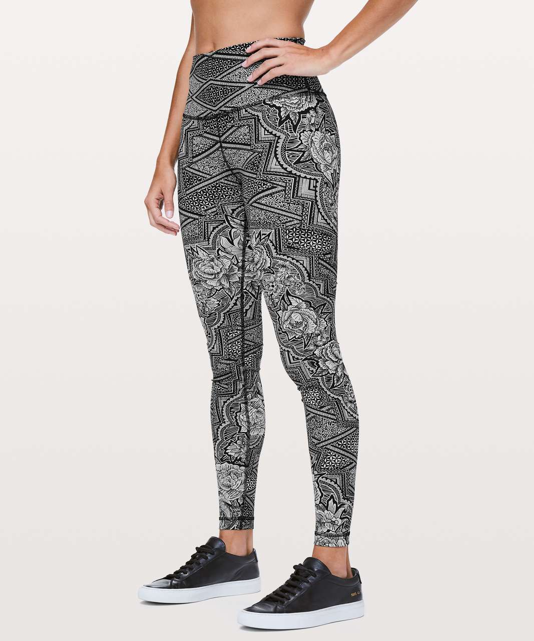 Lululemon Wunder Under High-Rise Leggings Mix & Mesh 28 inch size 6 Gray -  $50 (48% Off Retail) - From Krista