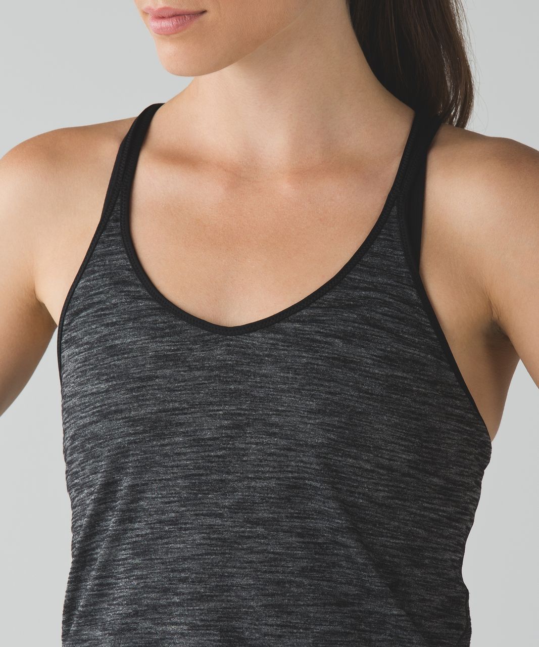 Lululemon What The Sport Singlet II - Heathered Black - lulu fanatics