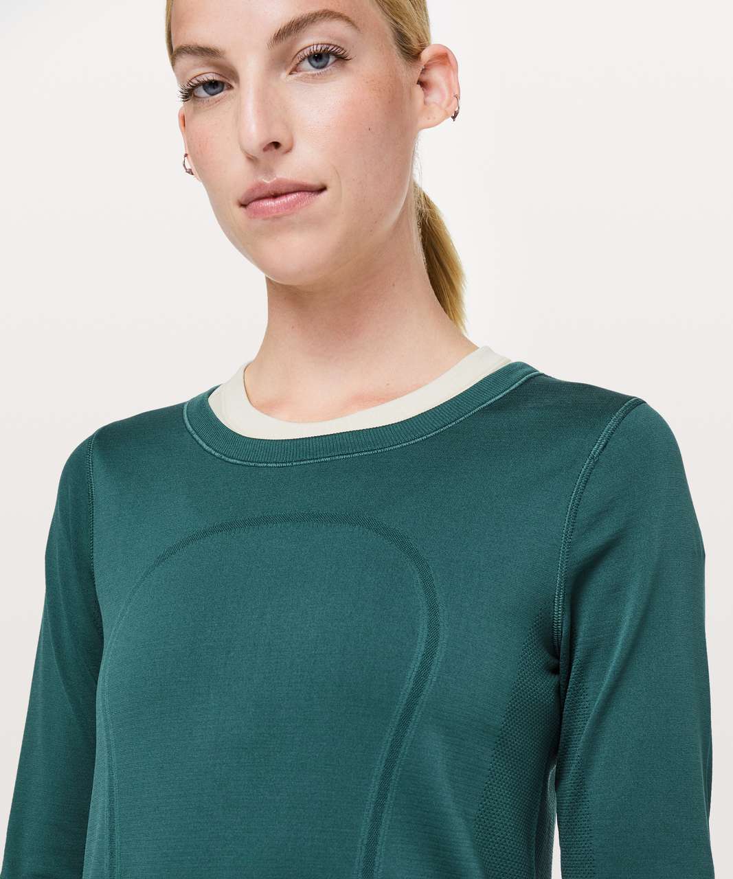 Lululemon Swiftly Tech Long Sleeve (Breeze) *Relaxed Fit - Green Jasper / Green Jasper