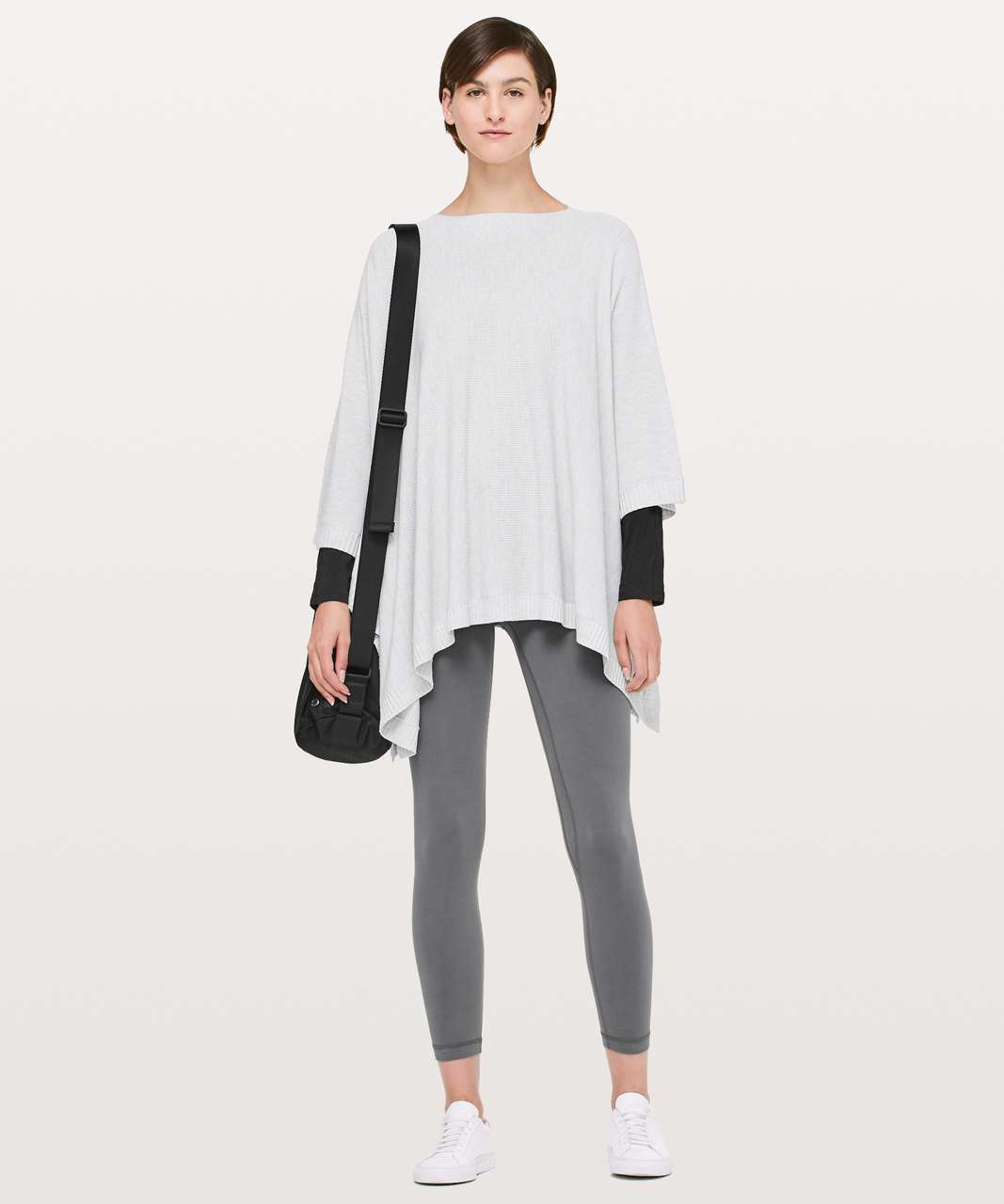 Lululemon Divinity Poncho - Heathered Core Ultra Light Grey