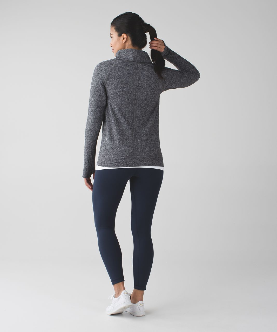 Lululemon Make A Move Long Sleeve - Heathered Black