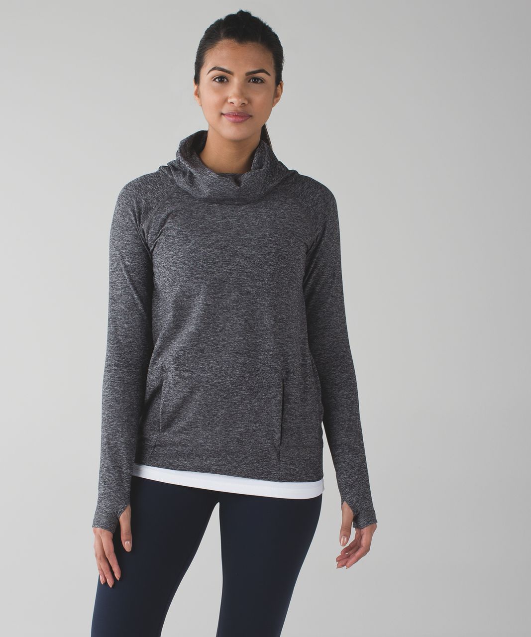 Lululemon Make A Move Long Sleeve - Heathered Black