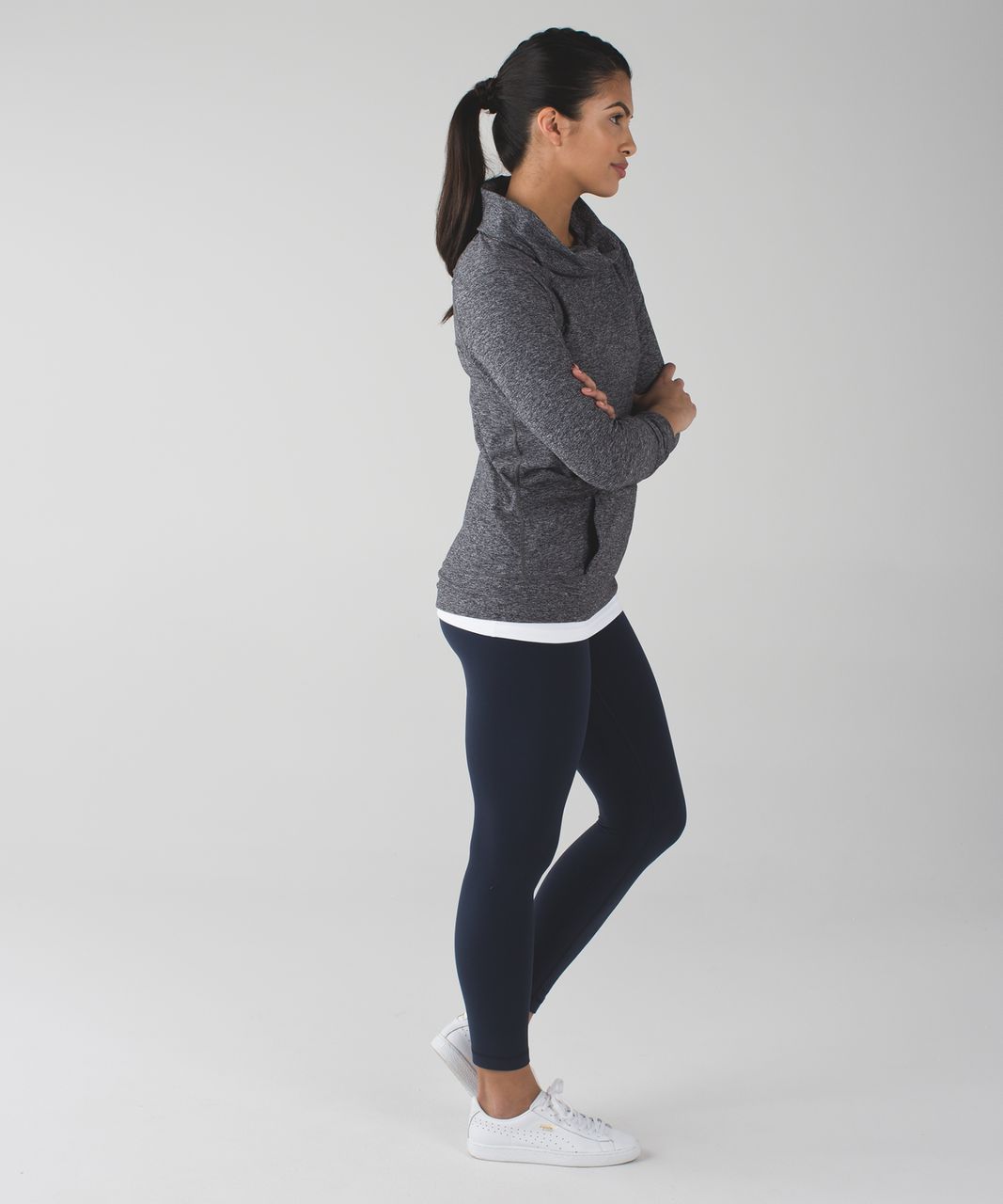 Lululemon Make A Move Long Sleeve - Heathered Black