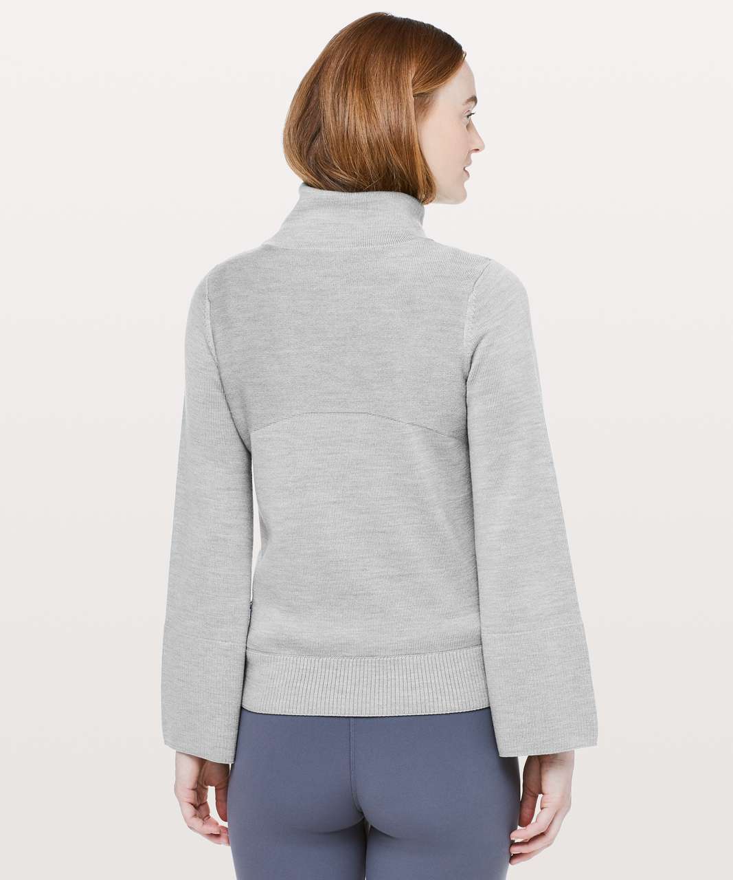 Lululemon City Trek Turtleneck - Heathered Silver Drop